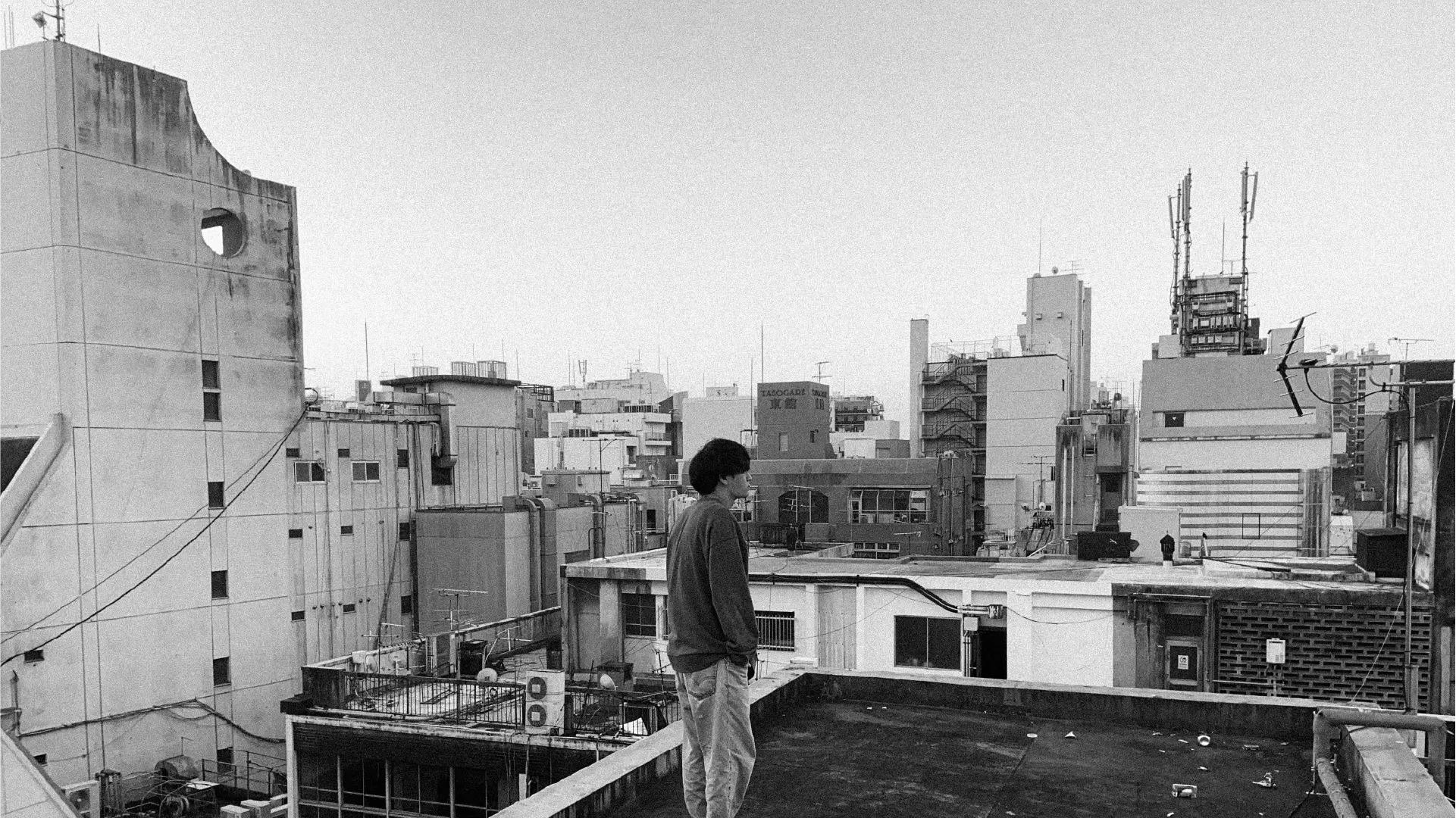 下通りの屋上で撮りました