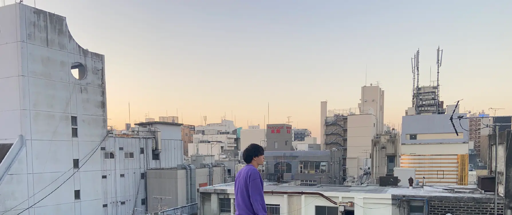 下通りの屋上で撮りました